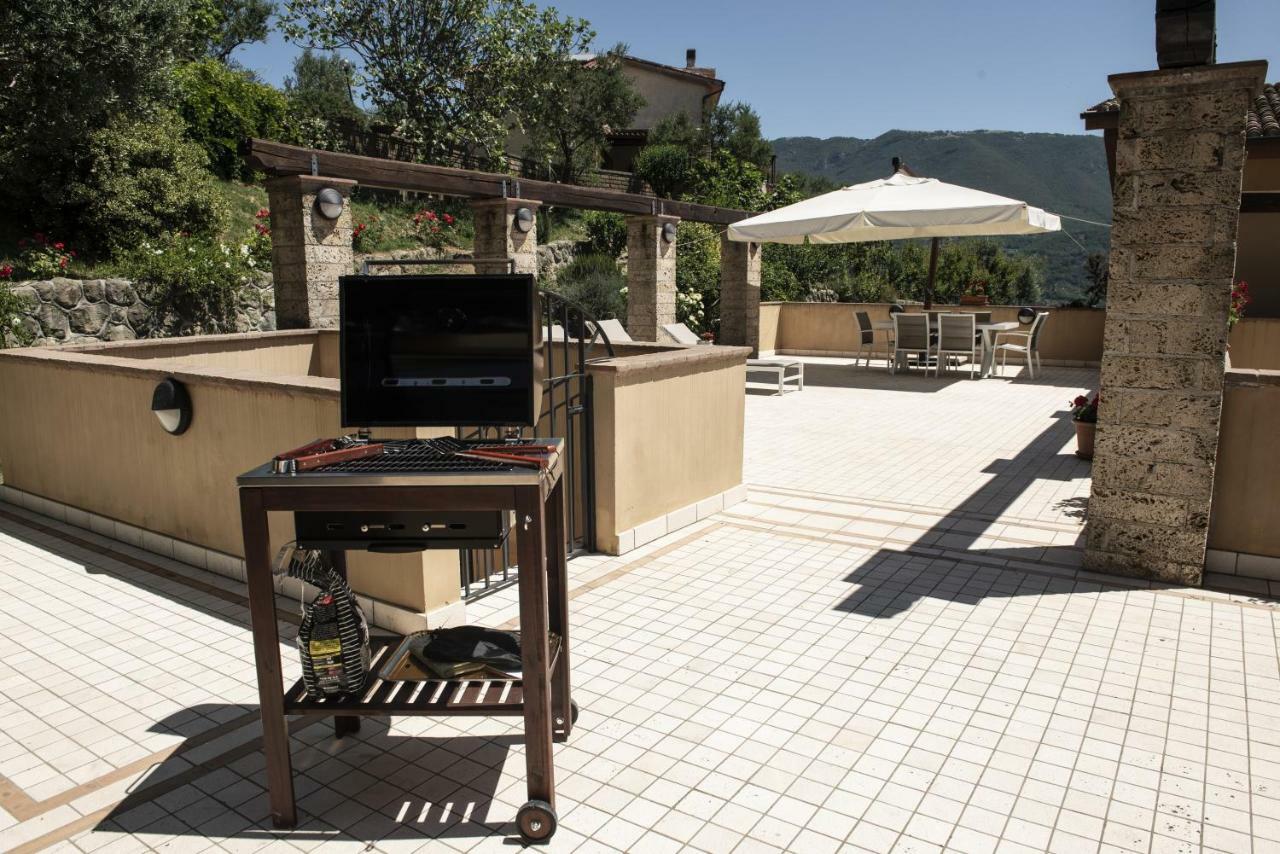 La Fonte Su Villa Canterano Luaran gambar
